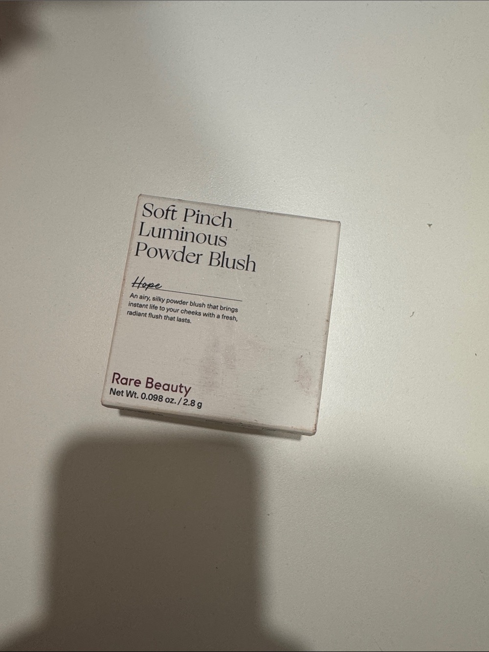 Rare Beauty Soft Pinch Luminous Powder Blush - Hope (Light Pink Packaging)
